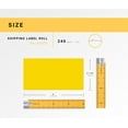 thumbnail image 3 of HOUSELABELS Compatible DYMO 30323 YELLOW Shipping Labels (2-1/8" x 4"), strong permanent adhesive, compatible with DYMO LW 450, 4XL, Rollo & Zebra Desktop Printers, 28 Rolls /6720 Labels, 3 of 9