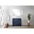 thumbnail image 5 of Spacious and Elegant - 36 - inch Navy Blue Vanity Set with Faucet and Mirror for a Luxurious Bathroom, 5 of 6