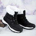 thumbnail image 6 of Xiaoxatg Women's Boots Stylish Winter Lined Thick Warm Comfortable Non- Footwear for Cold Weather 8 Black, 6 of 9