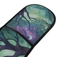 thumbnail image 4 of Yayeee Double Oven Mitt Kitchen Heat Resistant Baking 35" x7" Quilted Glove, Moonlight Forest, 4 of 6