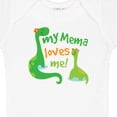 thumbnail image 4 of Inktastic My Mema Loves Me Grandson Dinosaur Boys Baby Bodysuit, 4 of 5