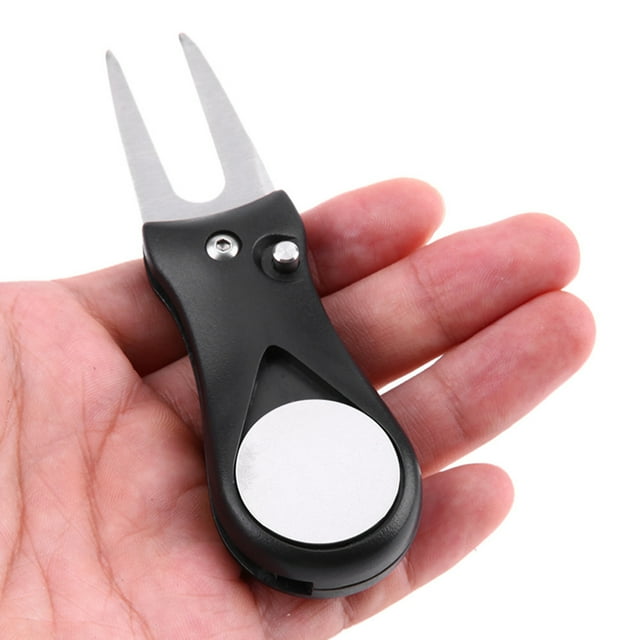 stanreset Golf Repair Tool Portable Retractable Stainless Stell Golf Button Tool for Golf Field TYPE4