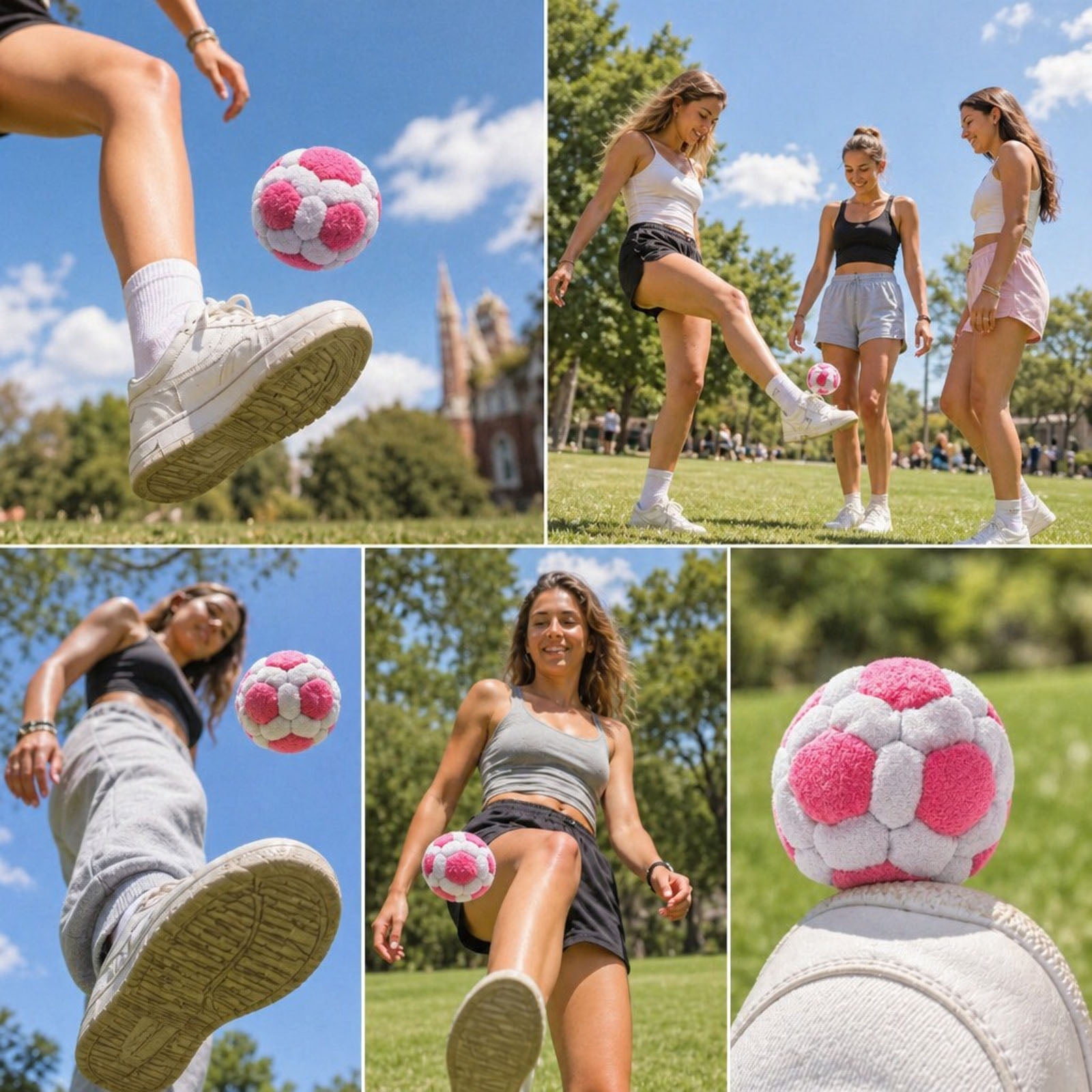 Luckky Hitchhiker 42-Panel Sand Filled Footbag,Sand Filled Premium