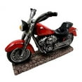 thumbnail image 6 of Atlantic Collectibles Vintage Red Road Hog Chopper Motorbike Wine Holder Figurine 13.25" Long, 6 of 6