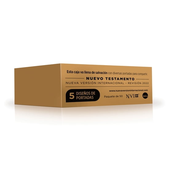 NVI, Nuevo Testamento, Texto Revisado 2022, Tapa Rstica, Paquete Variado (50)