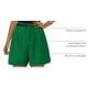 thumbnail image 4 of Shorts PRETTYGARDEN Verano 2025 Mujer Cintura Alta Verde Talle M, 4 of 6
