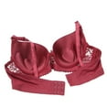 thumbnail image 4 of Plus Size Underwire Bra – Full Coverage Seamless T-Shirt Bra with Lace Trim, Ultra Soft Minimizer for Lift & Everyday Comfort, 4 of 4