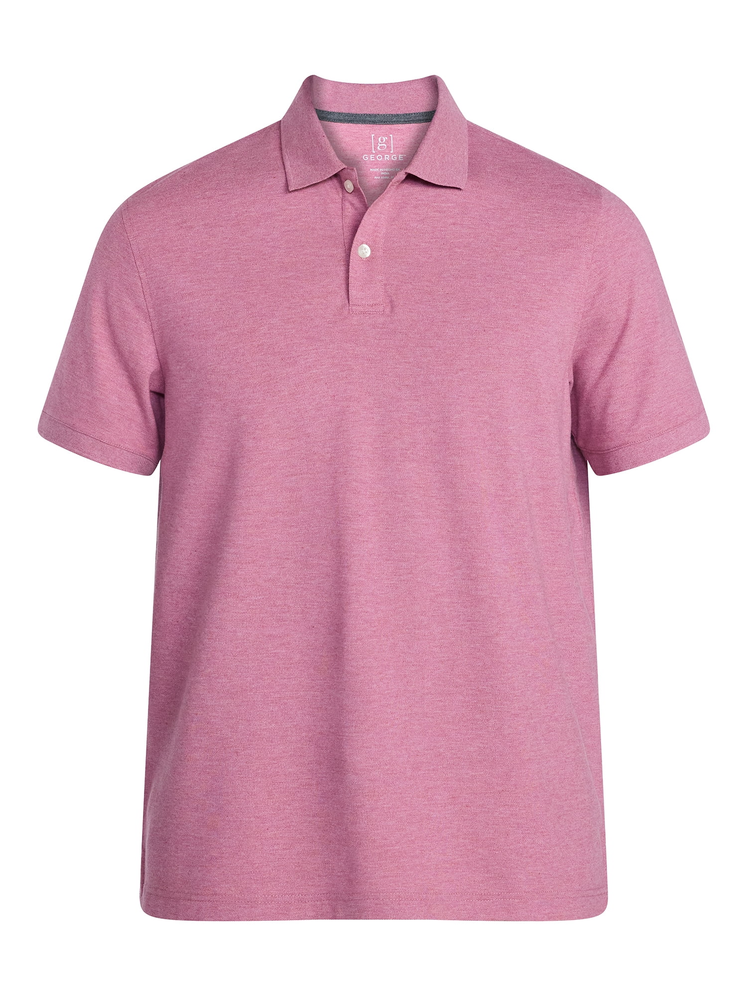 George Men's & Big Men's Classic Fit Pique Polo with Short Sleeves, Sizes XS-5XL, LT-3XLT