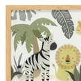 Crystal Art Gallery Jungle Animals Natural Wood Frame Wall Art Multi