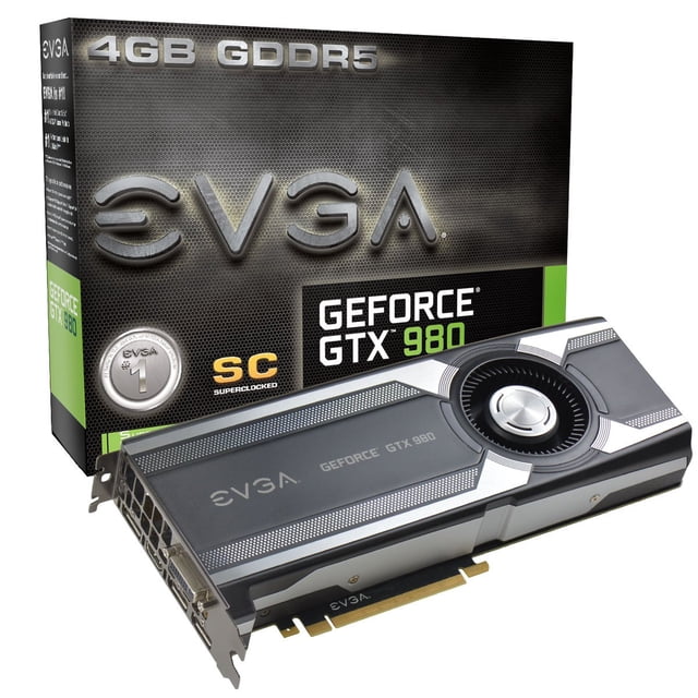 Tarjeta gráfica EVGA GeForce GTX 980 4GB SC GAMING 04G-P4-1982-KR