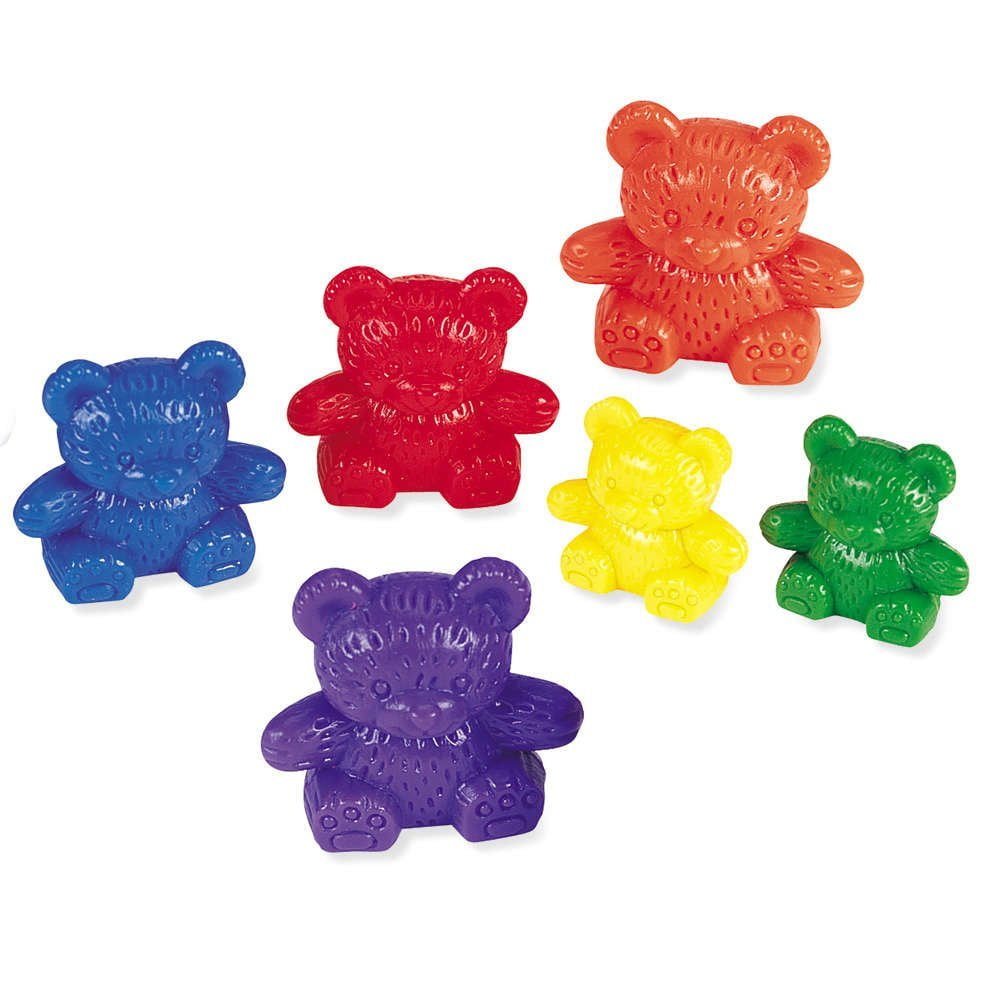 small plastic toy bears