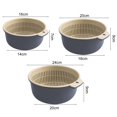 thumbnail image 3 of 1 Set 2-In-1 Washing Strainer Bowl Separation Design PP Vegetable Cleaning Rice Strainer Kitchen Assistant, 3 of 12