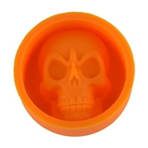 Fasiaou 3D Resin Skull Molds, Flexible Clear Silicone Skull Head Molds - for Candle Making, Home Decor & Halloween Decoration