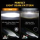 thumbnail image 4 of Luz de automoción 2 faros delanteros LED de 7 pulgadas, 7 x 6, 5 x 7 pulgadas, faros LED cuadrados con haz alto/bajo, flecha, ojos de ángel, luz de señal de giro DRL, repuesto para Jeep Wrangler YJ Ch, 4 of 8