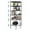 Black 27"D x 27"W x 71"H(with wheels), variant on 3-Tier Adjustable Shelving Unit, Metal Wire Rack with Leveling Feet, Standing Storage Shelf for Laundry, Bathroom, Kitchen, Pantry, Closet (13.7"D x 35.5"W x 31.5"H, Black)
