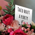 thumbnail image 3 of 3drose, Image of Taco Bout a Party Quote, 12 Greeting Cards with Envelopes, 3 of 7