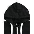 thumbnail image 4 of FASHIONWT Women Sportswear Fleece Solid Color Long Sleeve Casual Zipper Hoodie, 4 of 8