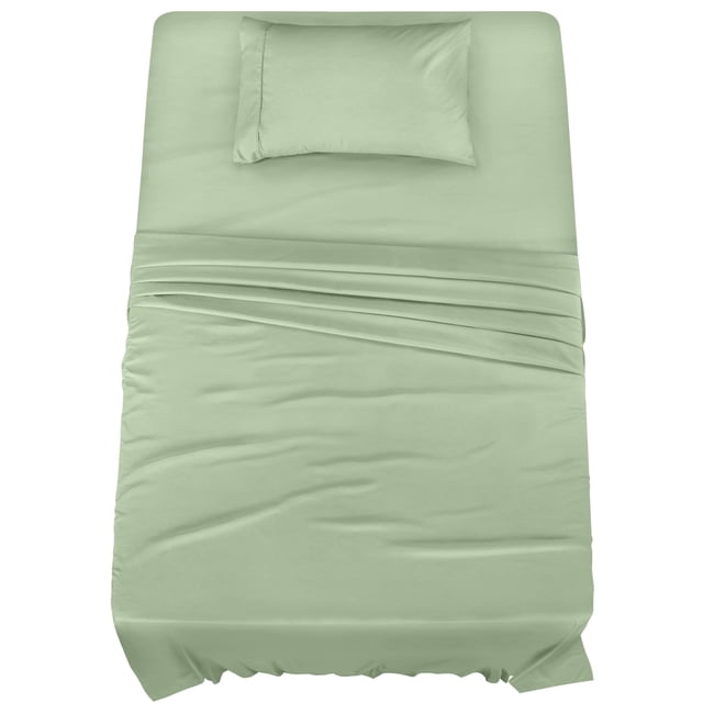 Juego de sábanas Utopia Bedding de microfibra cepillada, 3 piezas