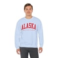 thumbnail image 6 of Alaska Sweatshirt Gifts Crew Neck Shirt Long Sleeve Unisex, 6 of 7