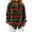 Z12-Multicolor, variant on Karight Women's Button Down Flannel Shirts Plaid Shacket Long Sleeve Collared Business Casual Tops Work Blouses