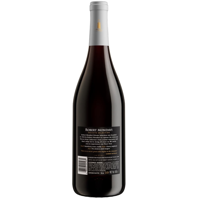 Robert Mondavi Private Selection Pinot Noir Red Wine, 750ml Bottle