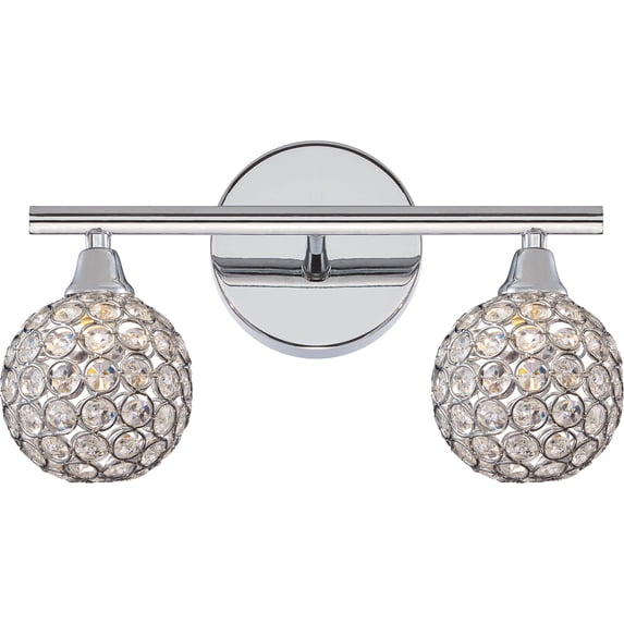 Shimmer 2 Light Bathroom Vanity Light