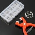 thumbnail image 7 of Snaps for Fabric Snap Button Kit Craftsmanship DIY Sewing Snaps Metal Snaps Buttons Pliers Press Tool Kit Snaps for Sewing Snap Tool Kit for Fabric with 150 Buckles, 7 of 7