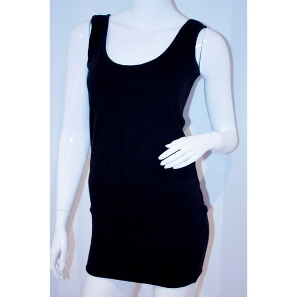 HEIDI KLUM for NEW BALANCE Sport BLACK Knit TANK Ribbed WAIST Yoga ( M )