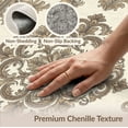 thumbnail image 6 of ODIKA Beige Textured Dining Neutral Symmetrical Layout Cream Colored Foldable Easy Care for King Size Bedroom, Master Suite, Under Bed, 6 of 7