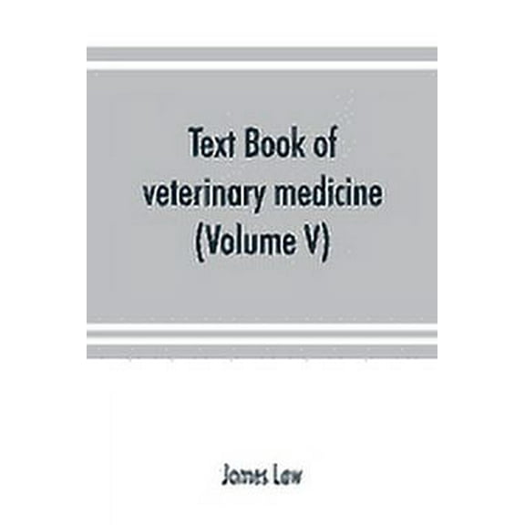 Text book of veterinary medicine (Volume V) (Paperback)