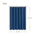 thumbnail image 7 of Barossa Design PEVA 8G Navy Blue Shower Curtain Liner with 6 Magnets, Heavy Duty & Waterproof-72" x 72", 7 of 7