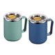 thumbnail image 1 of Stainless Steel Mug with Handle 450ml Double Wall Stainless Steel Mugs Modern Insulated Cups Metal Camping Cups Reusable, 1 of 5
