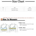 thumbnail image 3 of WRKEKC High Support Sports Bras for Women, Wireless Bras for Women, 2-Pack Women's Sexy Bra without Steel Ring U-Shaped with Breast Pad Everyday Underwear, 3 of 9