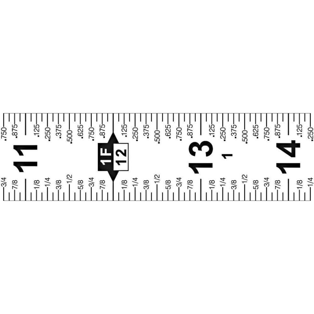 Lufkin PQR1312N Quikread Power Return Yellow Clad Tape Measure, 3/4" x 12'