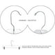 thumbnail image 5 of Perchas para Pantalones con Pinzas House Day Transparentes 14 Pulgadas Paquete de 25, 5 of 8