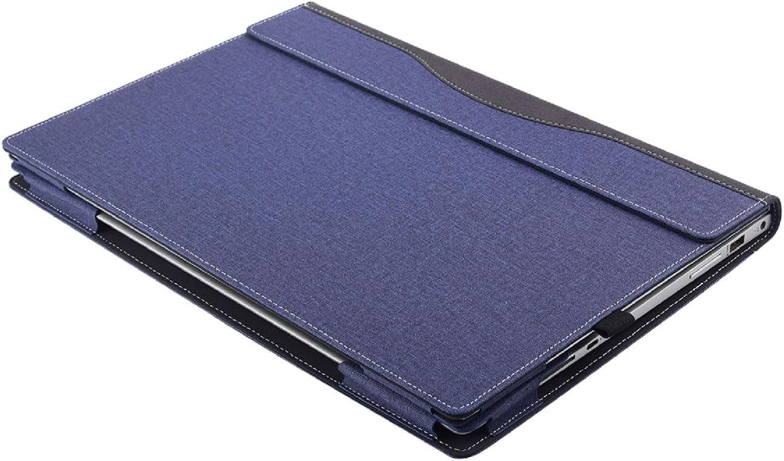 Laptop Cover Case for 14 inch Lenovo Thinkpad X1 Carbon Gen 12 & ThinkPad X1 2-in-1 Gen 9, PU Leather Protective Sleeve Bag with Heat Dissipation Bracket, Pencil Holder