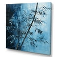 thumbnail image 2 of Designart "Serenity In A Forest Of Blue Bamboo II" Bamboo Canvas Art Print, 2 of 7