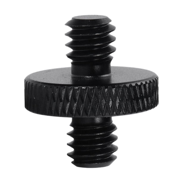 Adaptador de tornillo de montaje macho de 1/4 pulgadas, convertidor roscado para trípode de cámara, soporte de luz