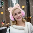 thumbnail image 3 of Hearth & Gear Winter Warm Cat Ear Headband Cozy Ear For Girls Cold Weather Outdoor Sports Workout Items Exercise Bike Table Rip Workout for Adults Work Out Room Work Out Items Exercise Tables Foot, 3 of 5