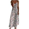 thumbnail image 2 of LSLJS Robes d'Été pour Femmes à Imprimé Sans Manches à Col Rond Robe Décontractée, Robe d'Été Robes de Plage d'Été, 2 of 5