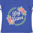 thumbnail image 4 of Inktastic Big Sister with Flower Circle Girls Toddler T-Shirt, 4 of 5