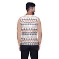 thumbnail image 3 of Atasi Geometric Printed Wedding Jackets For Men Nehru Jacket Waist Coat For Wedding & Festive Season-Small, 3 of 4