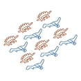 thumbnail image 3 of Mini Trombones, Trombones 100pcs Uniques Trombones Mignons Trombones Finement Réglés Performance, 3 of 5