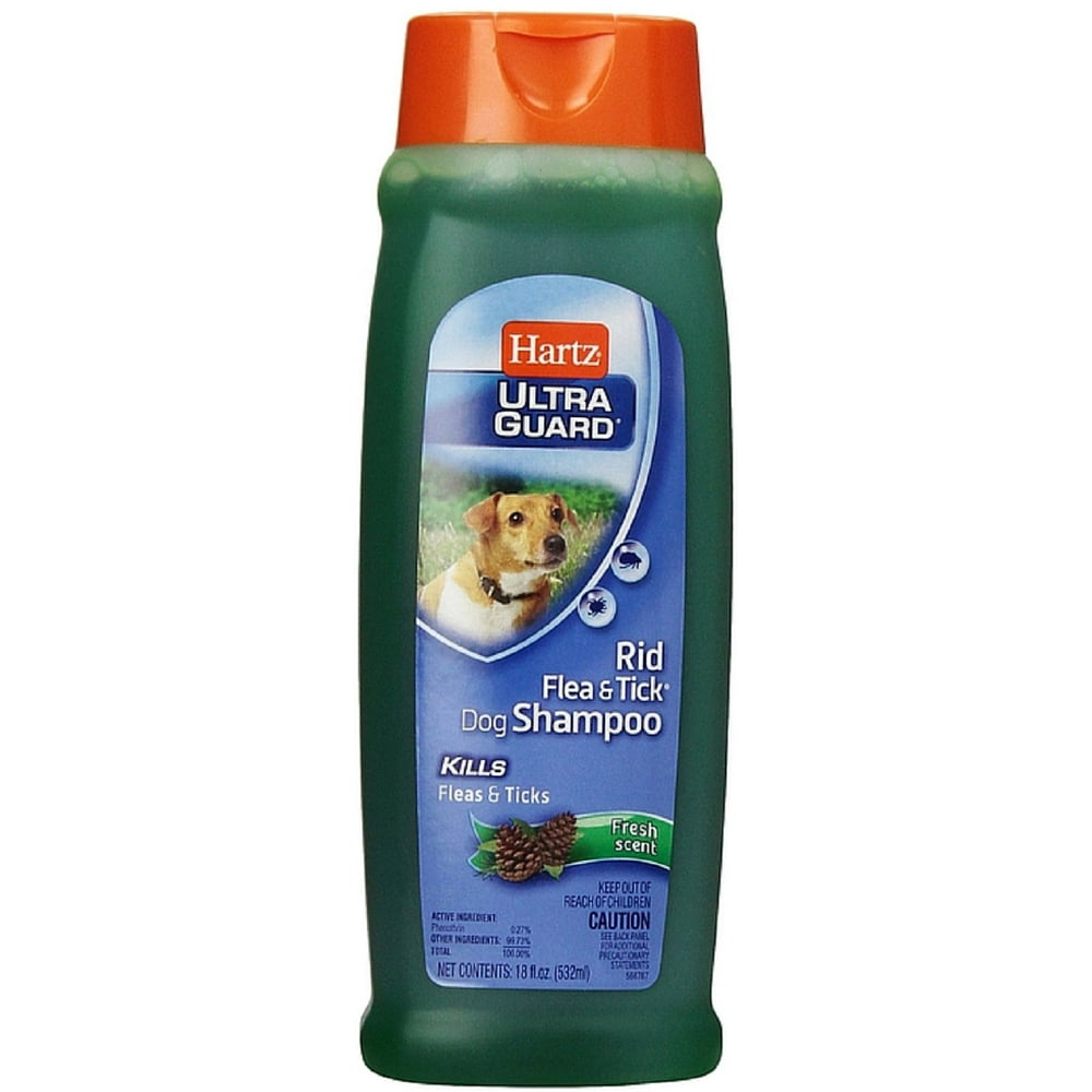 Hartz UltraGuard Rid Flea & Tick Shampoo for Dogs, Fresh Scent 18 oz