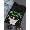 thumbnail image 3 of Party Like It's My Birthday T-Shirt Women -Smartprints Designs, Female Large, 3 of 4