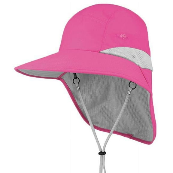 Stay Stylish and Protected with the Juniper Lilly Sun Hat - Fuchsia, One Size
