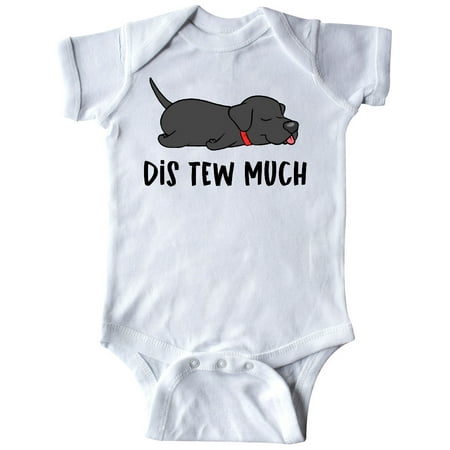 

Inktastic Napping Dis Tew Much Labrador Retriever Gift Baby Boy or Baby Girl Bodysuit