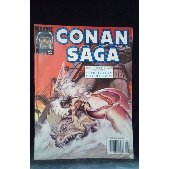 Pre-Owned Conan Saga #65 1992 Marvel Comics Comic Book