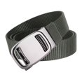 thumbnail image 4 of Cinturón de nailon para hombre, hebilla de cinturón automática informal para senderismo, escalada de montaña gris Yuyangstore Cinturón de hombre, 4 of 8