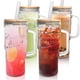 thumbnail image 1 of Vaso de vidrio ANOTION, juego de tarros de cristal con tapa, 710 ml, 1 of 7